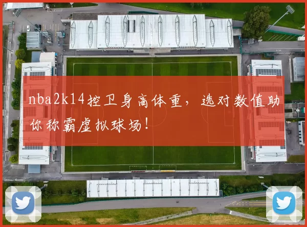 nba2k14控卫身高体重，选对数值助你称霸虚拟球场！