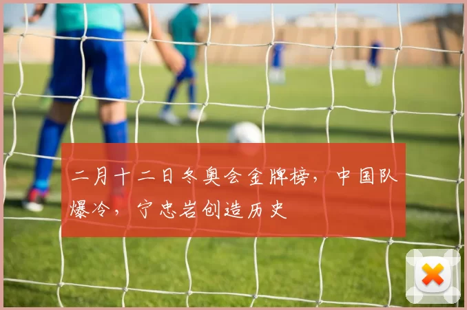 二月十二日冬奥会金牌榜,中国队爆冷,宁忠岩创造历史