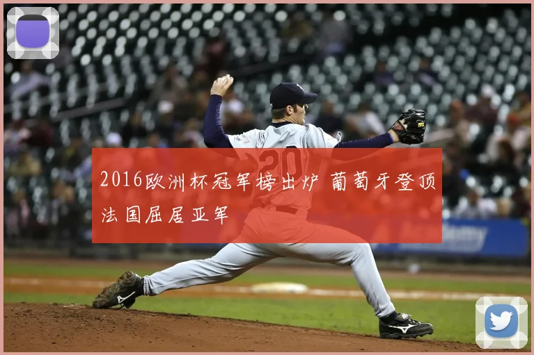 2016欧洲杯冠军榜出炉 葡萄牙登顶法国屈居亚军