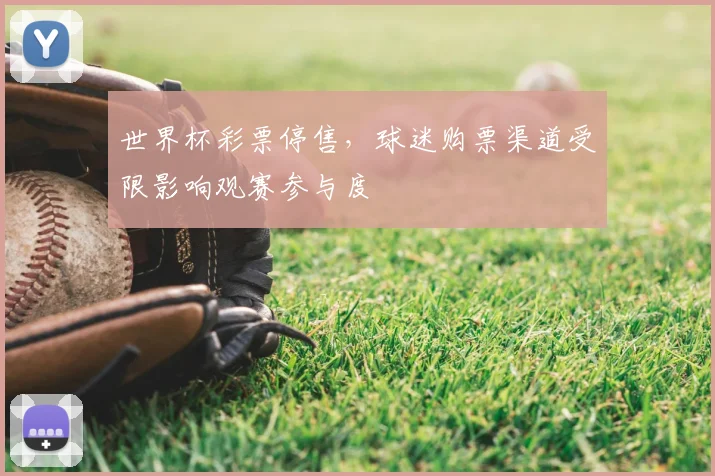 世界杯彩票停售,球迷购票渠道受限影响观赛参与度