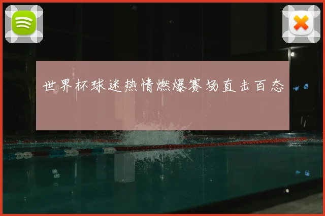 世界杯球迷热情燃爆赛场直击百态